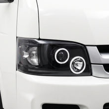 Toyota HiAce H200 (2005 - 2010) CCFL Angel-Eyes LED DRL Projector Headlights LH + RH