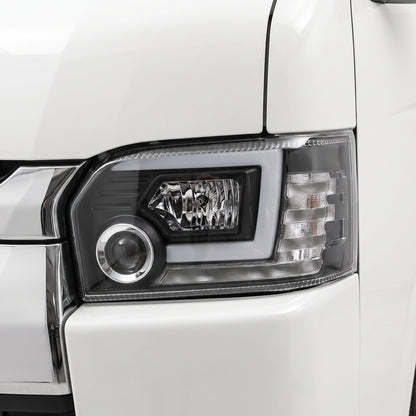 Toyota HiAce H200 (2015 - 2019) LED DRL Projector Headlights LH + RH