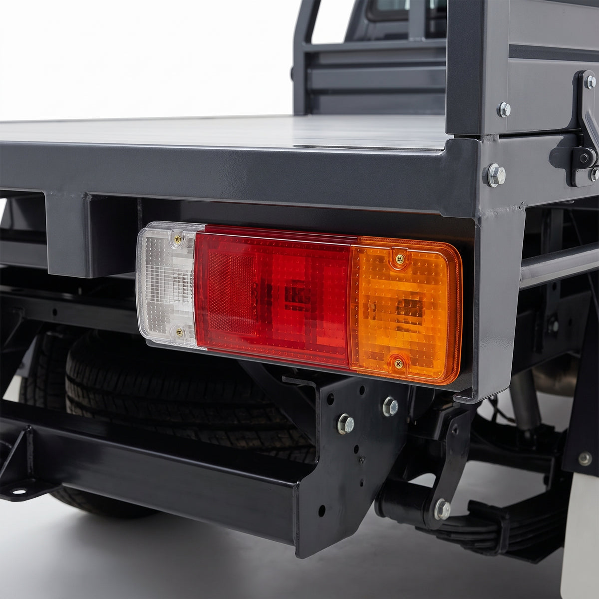 Toyota HiLux 2WD / 4WD (1988 - 2005) Round Plug Tray OEM Style Tail Lights LH + RH installed