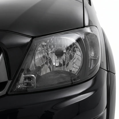 Toyota HiLux GGN / KUN / TGN Ute (2005 - 2012) Smoked Corner Lights Clear Headlights LH + RH