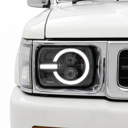 Toyota HiLux N40 / N50 / N60 (1983 - 2004) LED Halo DRL Headlights LH + RH