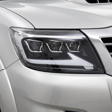 Toyota HiLux N70 Facelift (2011 - 2015) Triple Lens LED DRL Headlights LH + RH