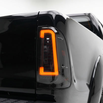 Toyota HiLux N70 / Vigo (2004 - 2015) Smoked Black Sequential Full 3D LED Tail Lights LH + RH