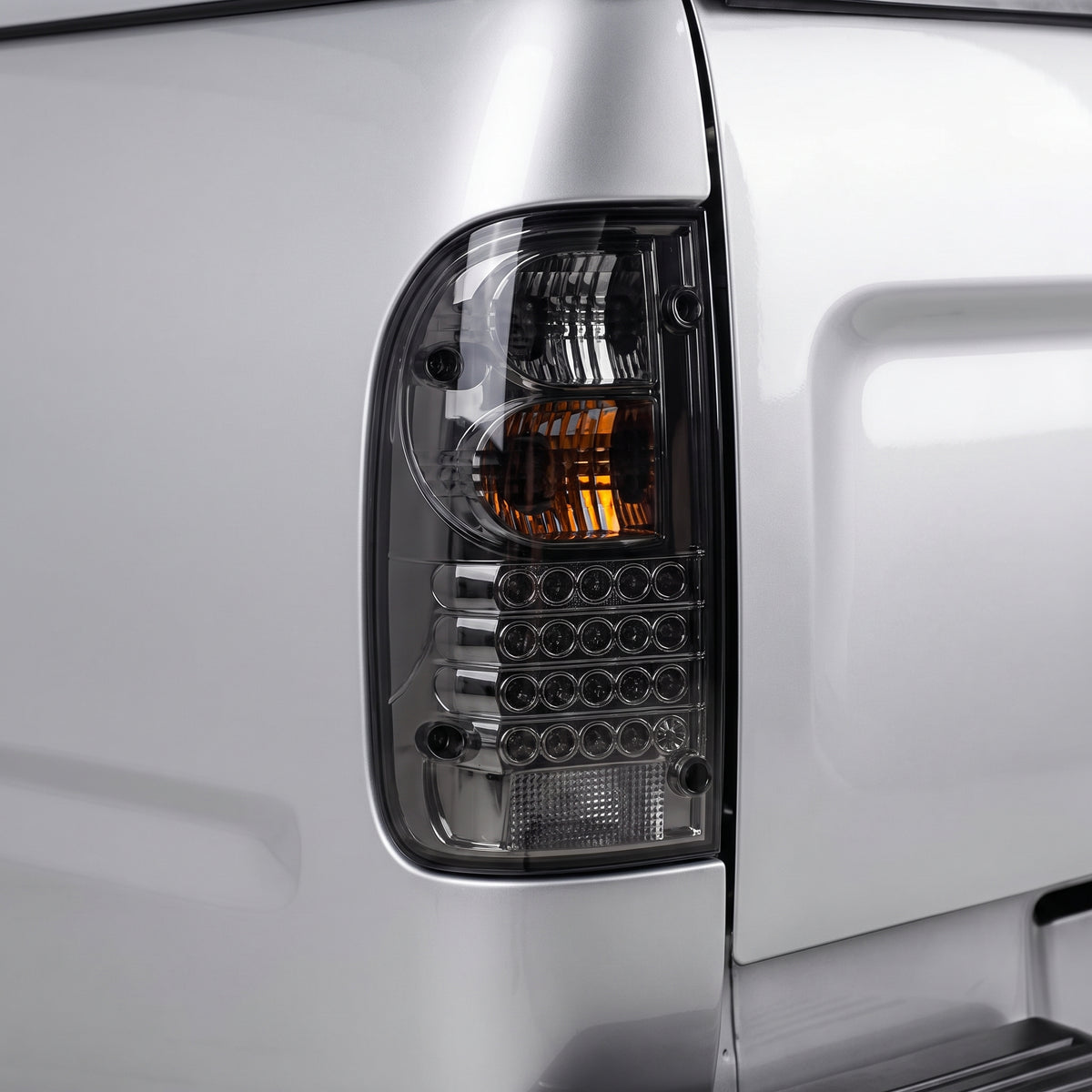 Toyota Hilux N60 (1997 - 2004) Smoked LED Tail Lights LH + RH installed