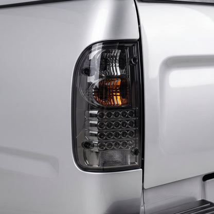 Toyota Hilux N60 (1997 - 2004) Smoked LED Tail Lights LH + RH installed