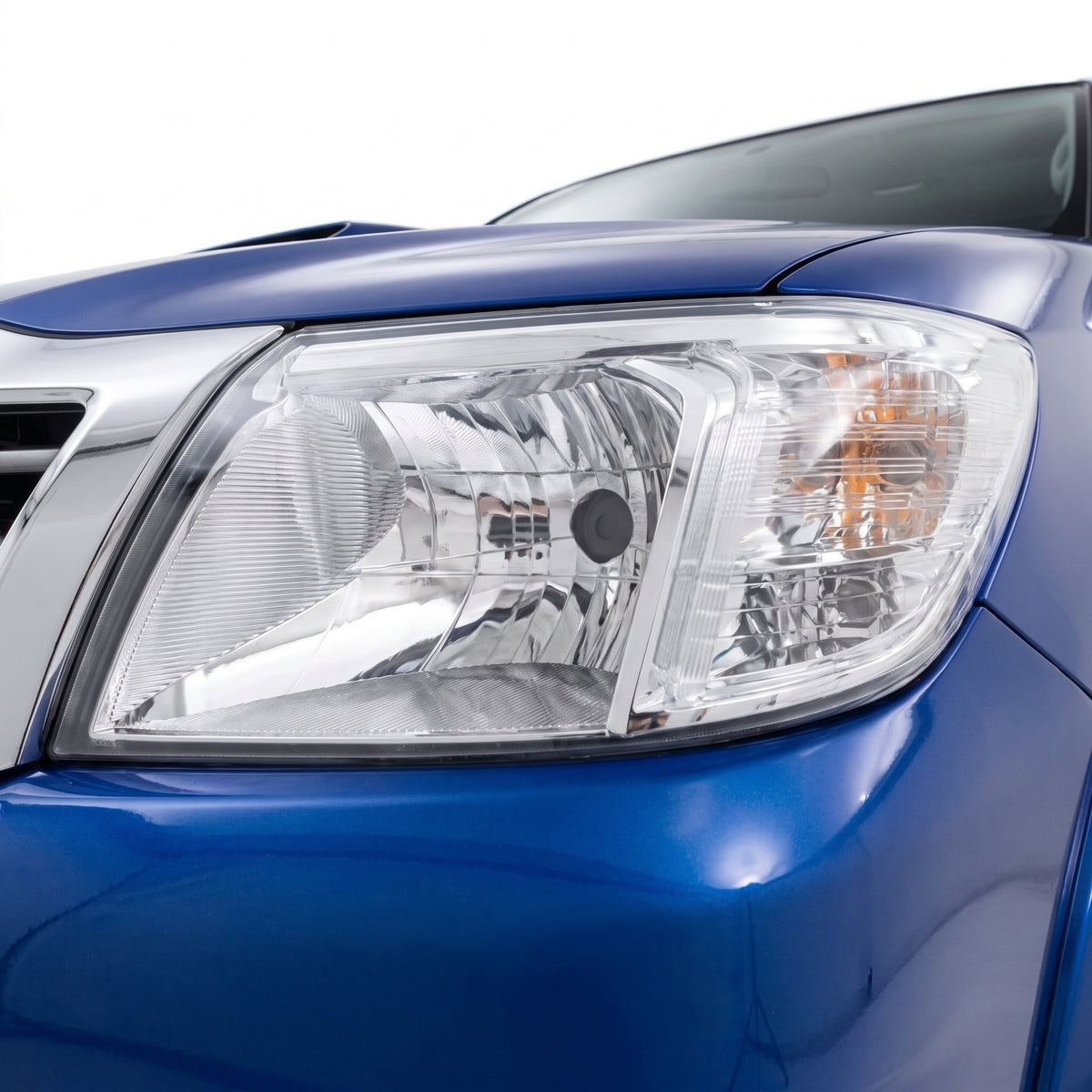 Toyota Hilux N70 (2011 - 2015) OEM Style Headlights LH + RH installed close-up