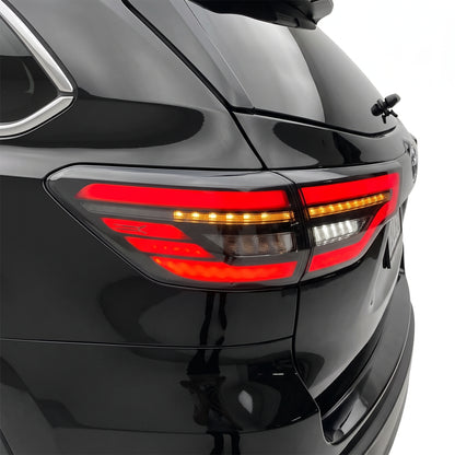 Toyota Kluger XU50 (2014 - 2019) Clear Animation Sequential Tail Lights LH + RH installed