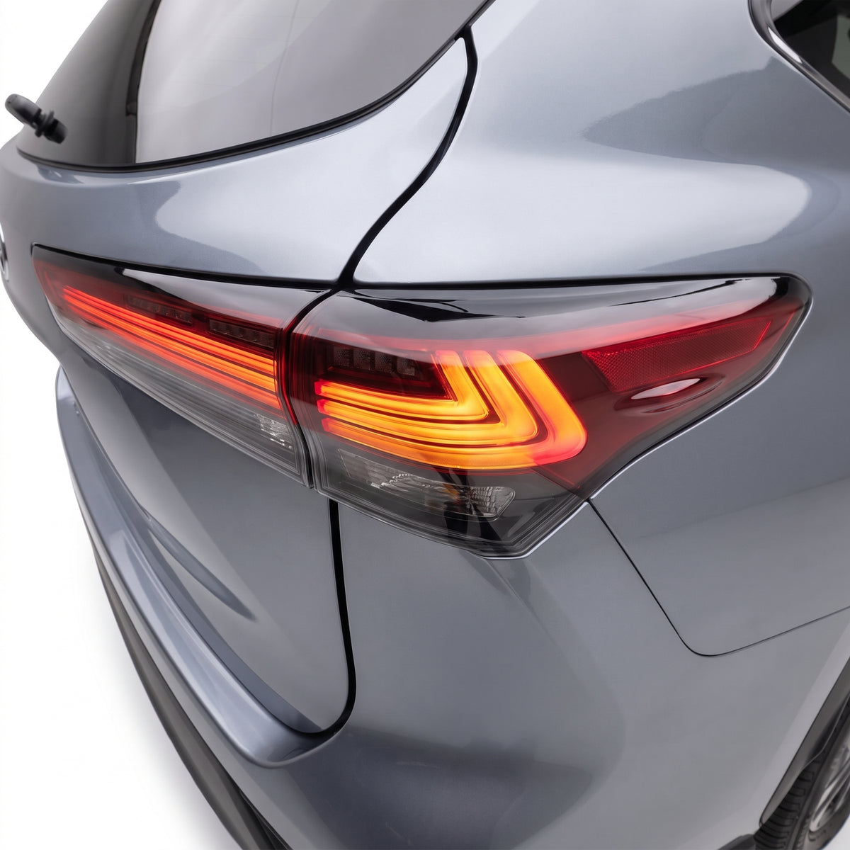 Toyota Kluger XU70 (2020 - 2022) LED Tail Lights LH + RH installed close-up