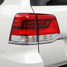Toyota LandCruiser 200 Series 3 (2015 - 2021) Clear Lens Rear Garnish Tail Lights LH + RH