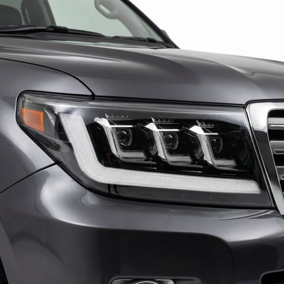 Toyota LandCruiser 200 Series (2007- 2015) FULL LED DRL Projector Headlights LH + RH