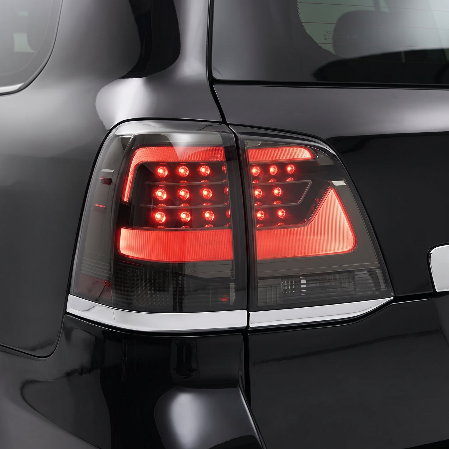 Toyota LandCruiser 200 Series (2008 - 2015) Smoked LED Tail Lights LH + RH