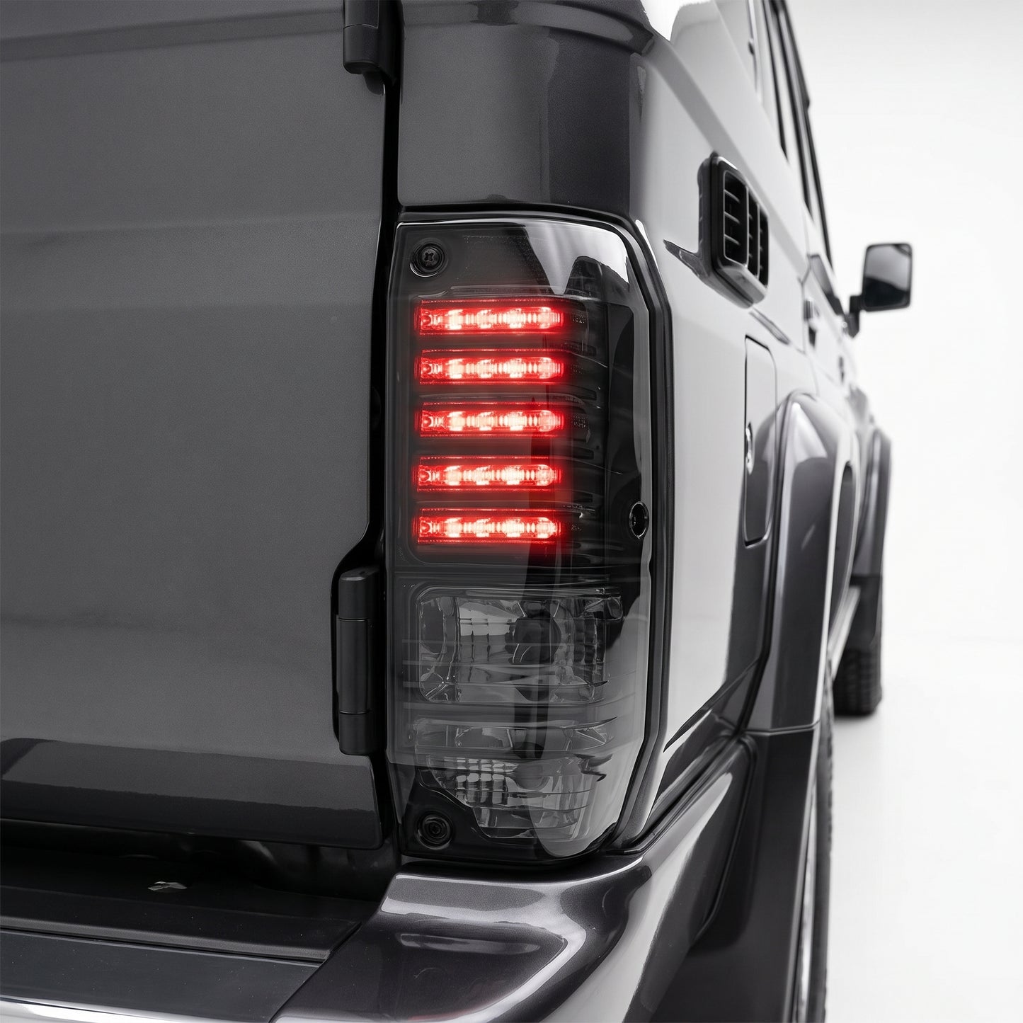 Toyota LandCruiser 70 / 76 Series (1984 - 2007) Smoked LED Tail Lights LH + RH