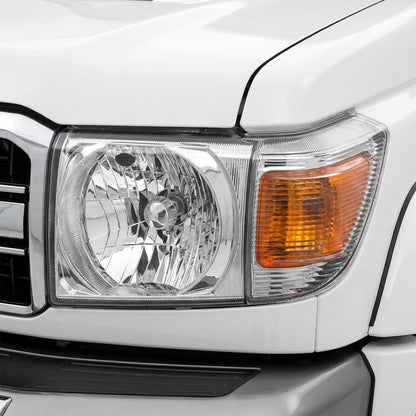 Toyota LandCruiser 70 Series (2016 - 2023) OEM Style Headlights LH + RH