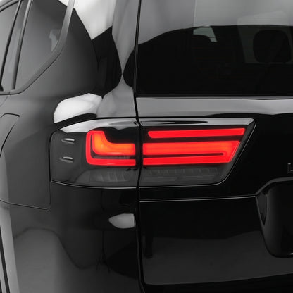 Toyota LandCruiser LC300 (2021 - 2025) Sequential Smoked Full LED Inner and Outer Tail Lights LH + RH