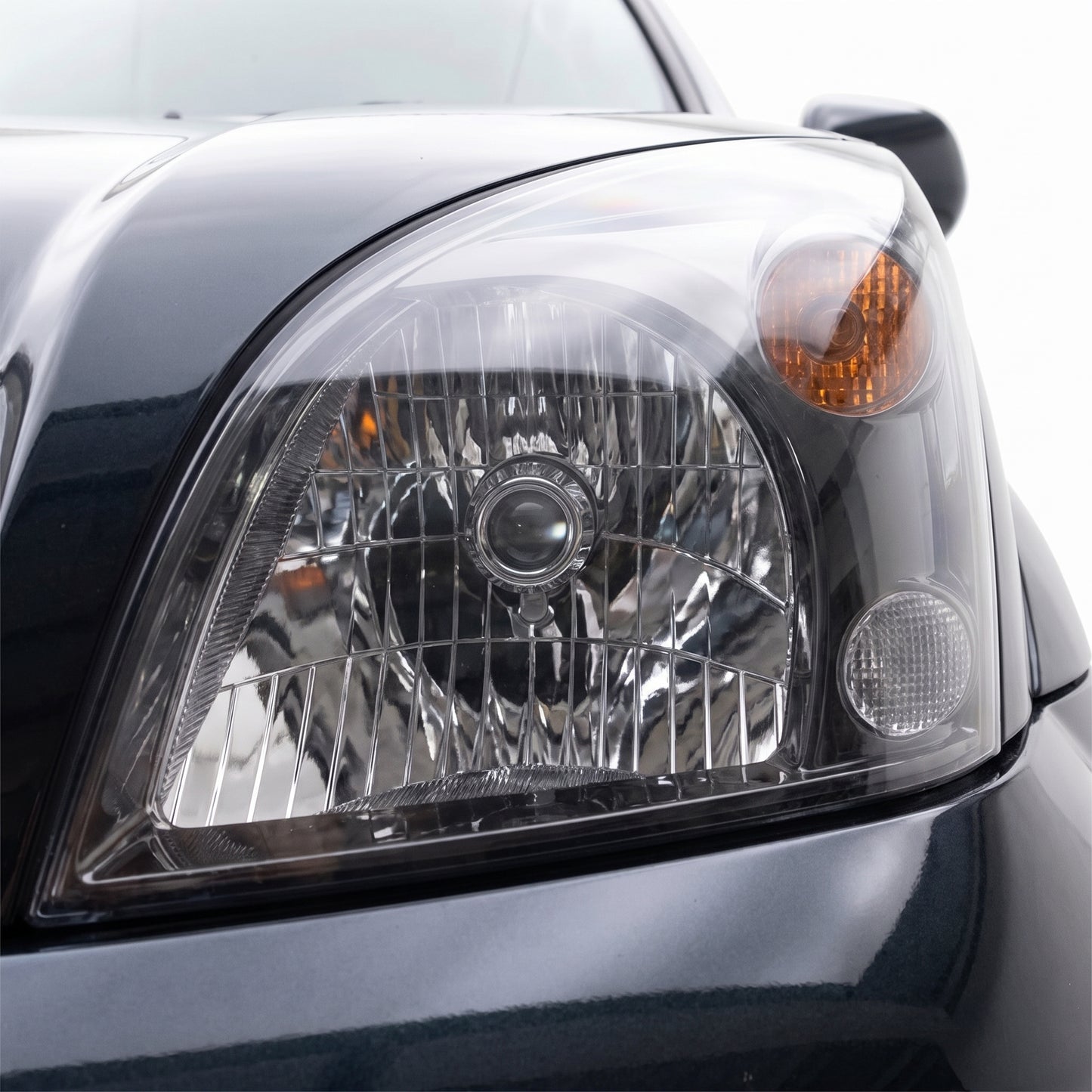 Toyota LandCruiser Prado 120 Series (2002 - 2009) Black Projector Headlights LH + RH