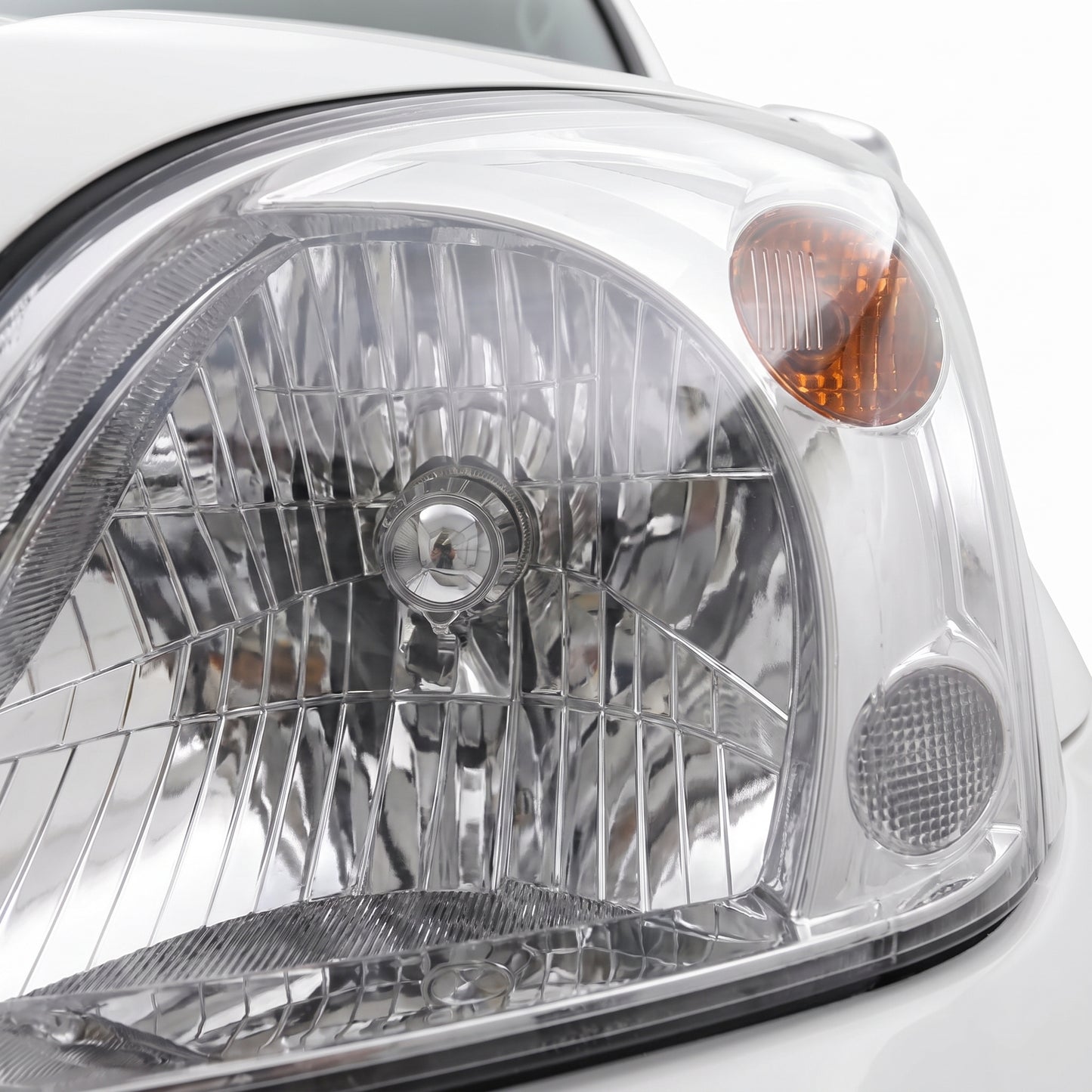 Toyota LandCruiser Prado 120 Series (2002 - 2009) Chrome OEM Style Headlights LH + RH