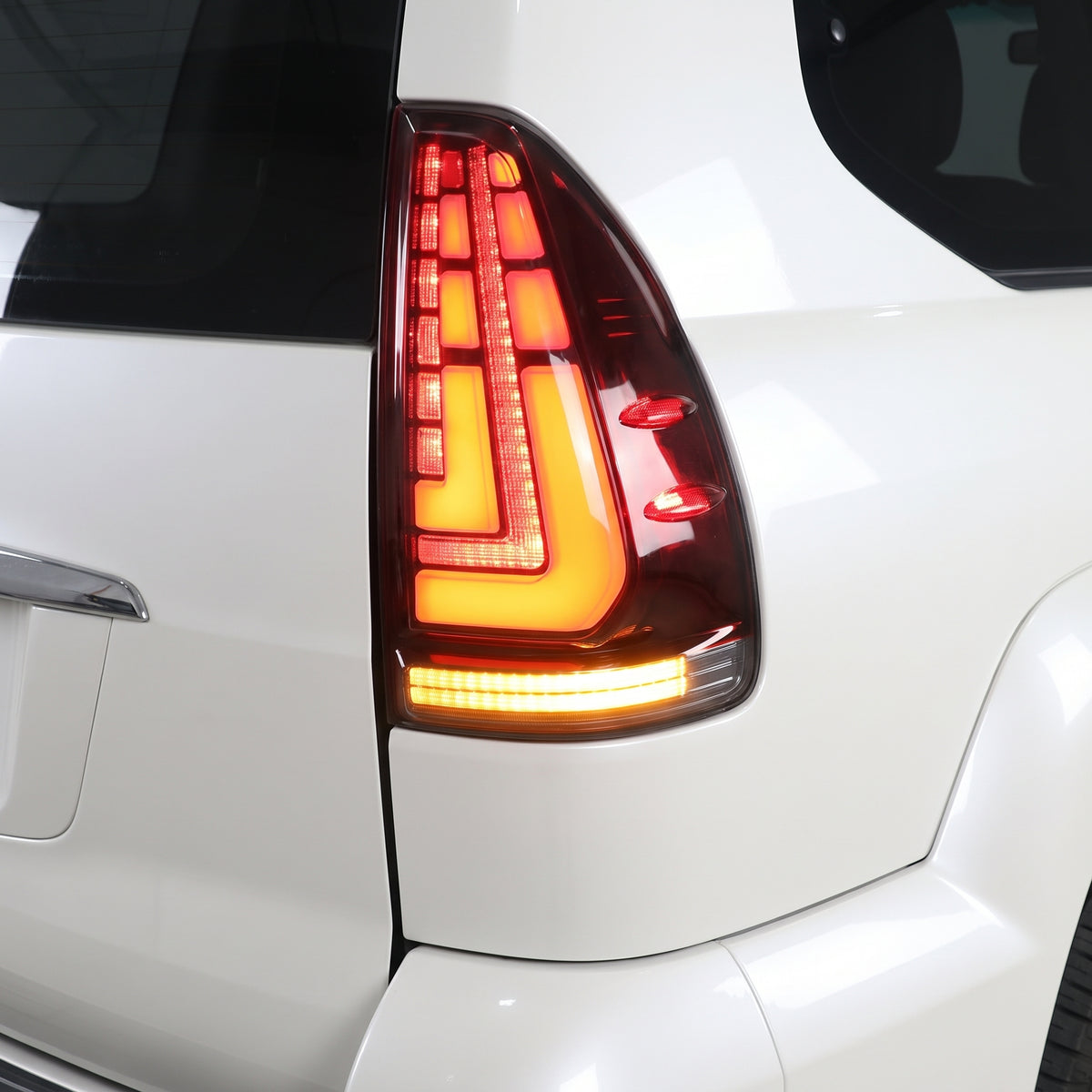 Toyota LandCruiser Prado 120 Series (2003 - 2009) LED Tail Lights LH + RH installed
