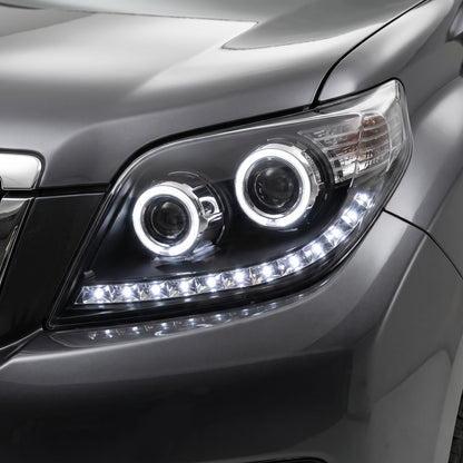 Toyota LandCruiser Prado 150 Series (2009 - 2013) Halo Angel Eyes Headlights LH + RH