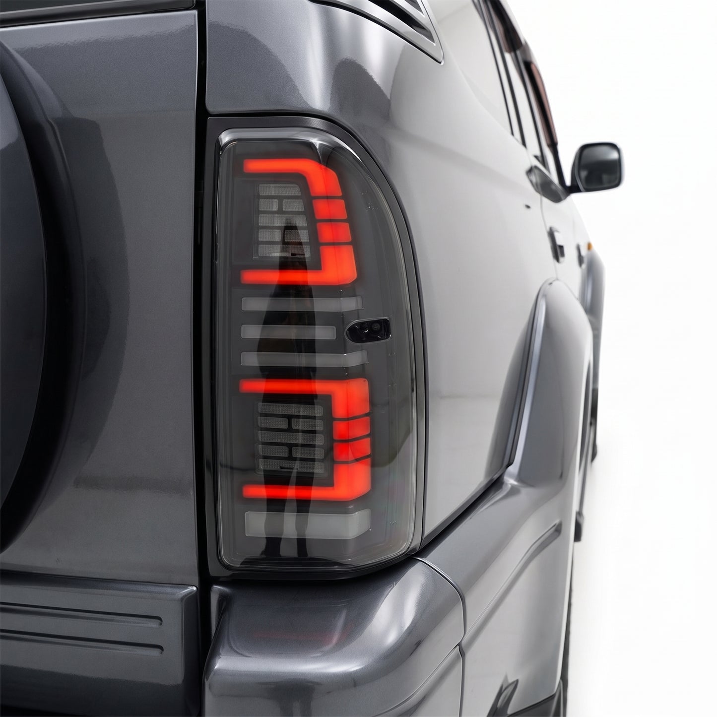 Toyota LandCruiser Prado 90 / 95 Series (1997 - 2002) Smoked Sequential Full LED Tail Lights LH + RH
