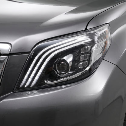 Toyota LandCruiser Prado FJ150 / LC150 Series (2009 - 2013) Sequential Full LED Projector Headlights LH + RH
