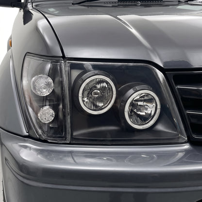 Toyota Prado 90 / 95 Series (1996 - 2002) Halo Angel Eyes Headlights LH + RH