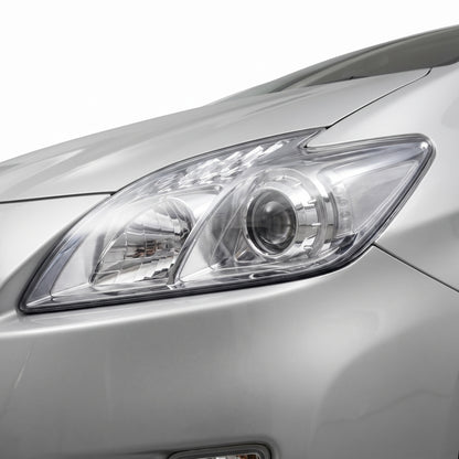 Toyota Prius ZVW30 (2009 - 2011) OEM Style Headlights LH + RH installed close-up