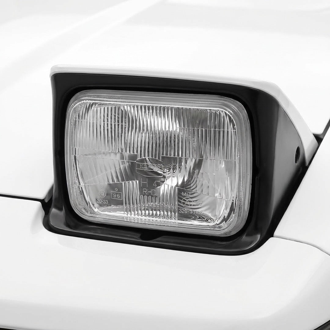 Toyota Supra A70 (1986 - 1992) Headlights with H4 Globe Glass Lens LH + RH
