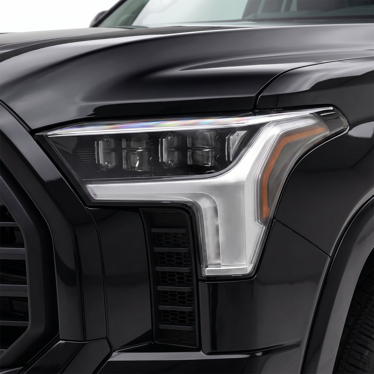 Toyota Tundra XK70 (2022 - 2026) Black Update OE Style Full LED & DRL Headlight LH + RH installed
