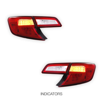 Toyota Camry XV50 (2012 - 2015) Sequential 3D Stripe Bar LED Tail Lights LH + RH