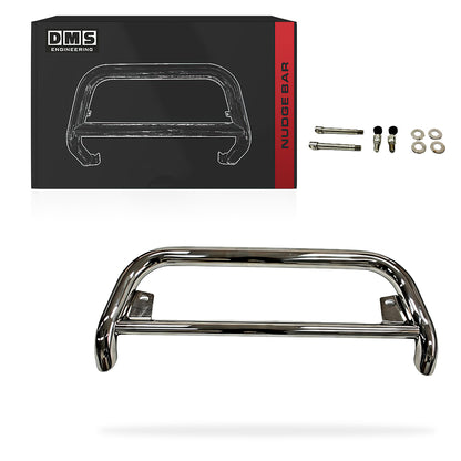Toyota HiAce H300 (2019 - 2026) Black Stainless Steel Polished Nudge Bar