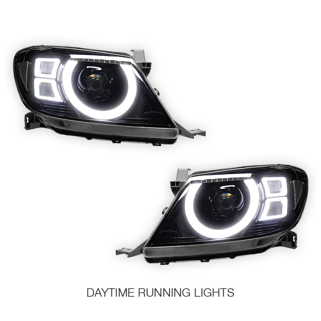 Toyota Hiux N70 (2005 - 2015) Full LED DRL Headlights LH + RH
