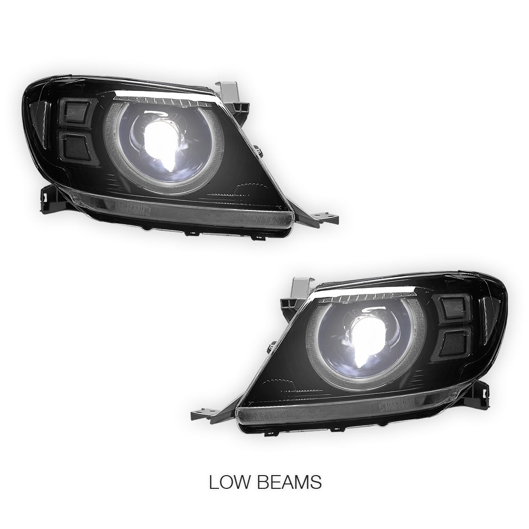 Toyota Hiux N70 (2005 - 2015) Full LED DRL Headlights LH + RH