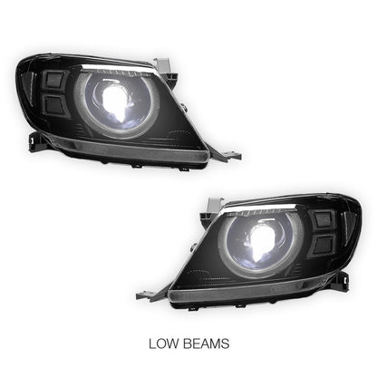 Toyota Hiux N70 (2005 - 2015) Full LED DRL Headlights LH + RH