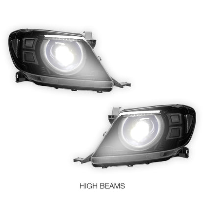 Toyota Hiux N70 (2005 - 2015) Full LED DRL Headlights LH + RH