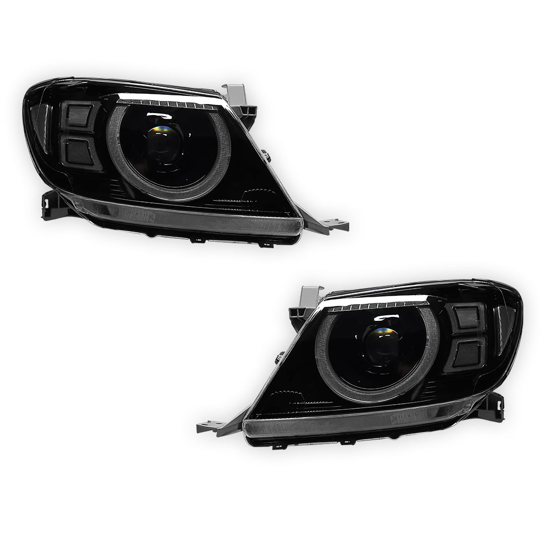 Toyota Hiux N70 (2005 - 2015) Full LED DRL Headlights LH + RH