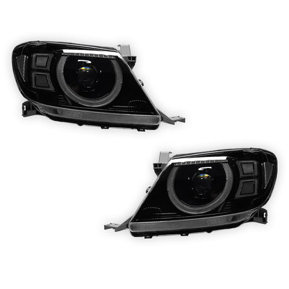 Toyota Hiux N70 (2005 - 2015) Full LED DRL Headlights LH + RH