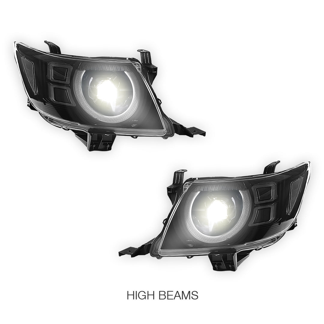 Toyota Hiux N70 (2005 - 2015) Full LED DRL Headlights LH + RH