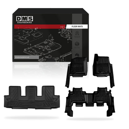 Toyota LandCruiser Prado 150 Series 7 - Seater (2009 - 2024) Car Floor Mats