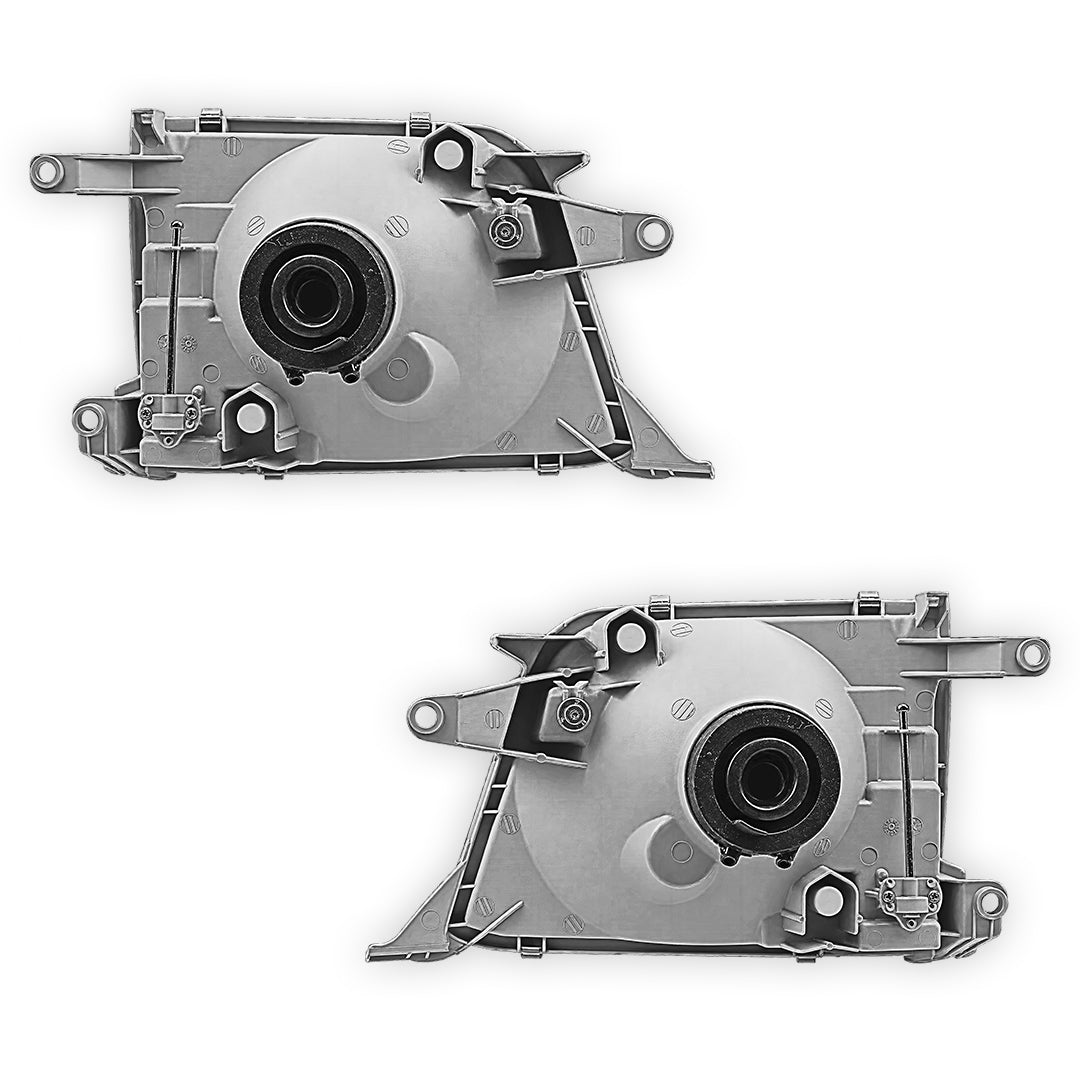 Toyota LandCruiser Prado 90 / 95 Series (1996 - 1999) Chrome OEM Style Headlights LH + RH