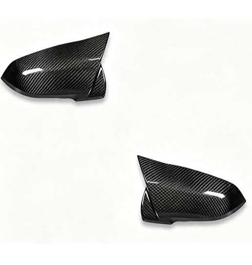 Toyota Supra A90 (2019 - 2026) M Style Carbon Fiber Replacement Door Mirror Cover Caps LH + RH