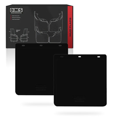 Universal Heavy Duty Trailer & Ute Black Mud Flaps