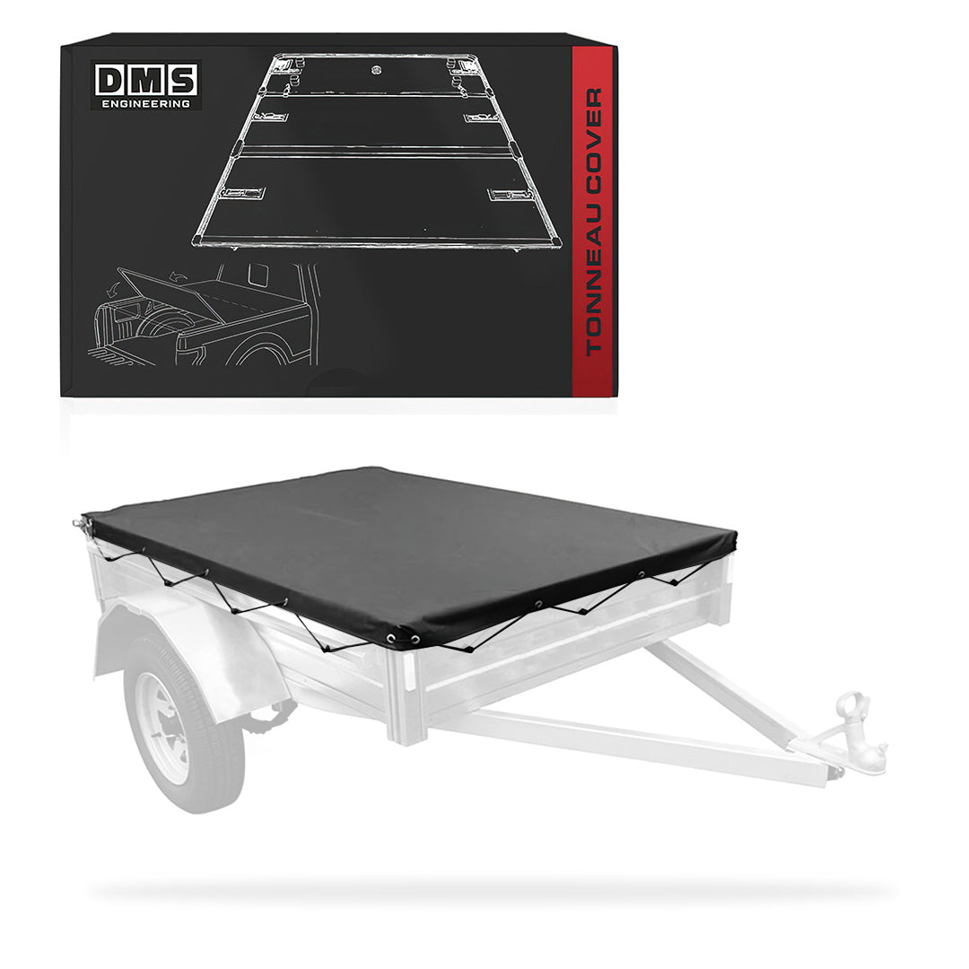 Universal Rope Box Trailer 7'x4' Tonneau Cover