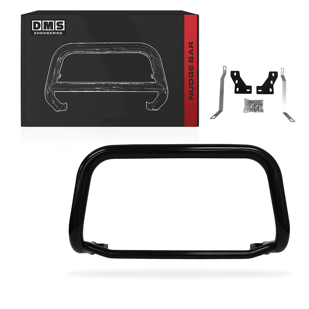 Volkswagen Amarok 2H (2010 - 2022) Black Stainless Steel Nudge Bar