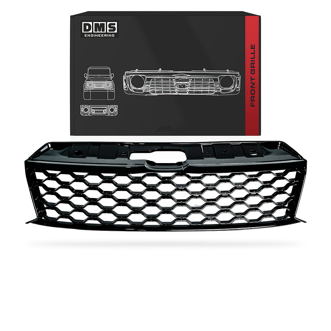 Volkswagen Amarok 2H (2011 - 2020) Gloss Black Front Bumper Bar Grille