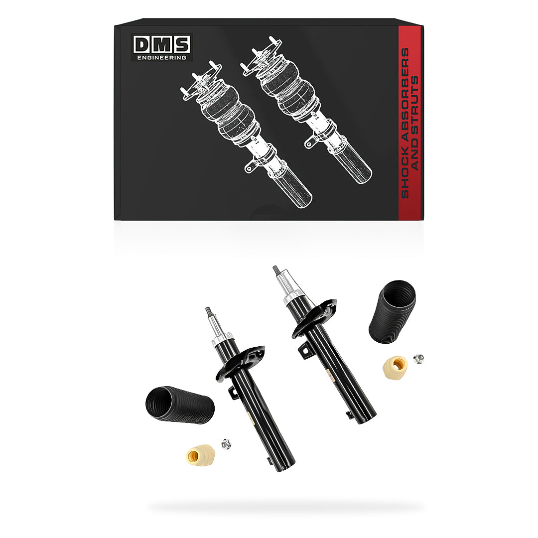 Volkswagen Golf MK4 / MK5 / MK6 (1999 - 2013) Front Shock Absorbers + Dust Cover Boots & Bump Stops LH + RH