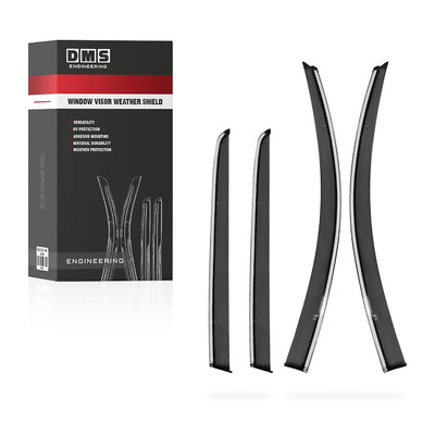 Volkswagen Golf MK6 Hatch (2009 - 2013) Front and Rear Window Visor Weather Shields