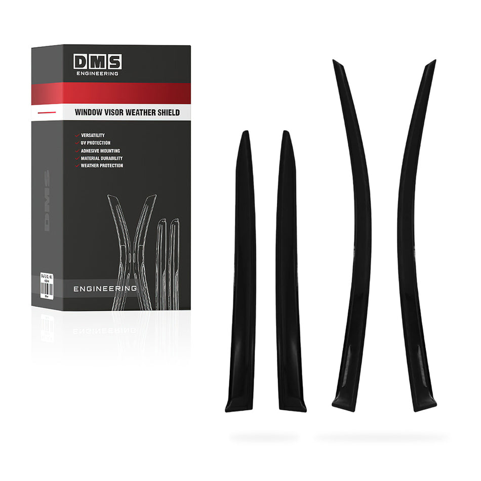 Volkswagen Golf MK6 [2009 - 2013) Front and Rear Window Visor Weather Shields