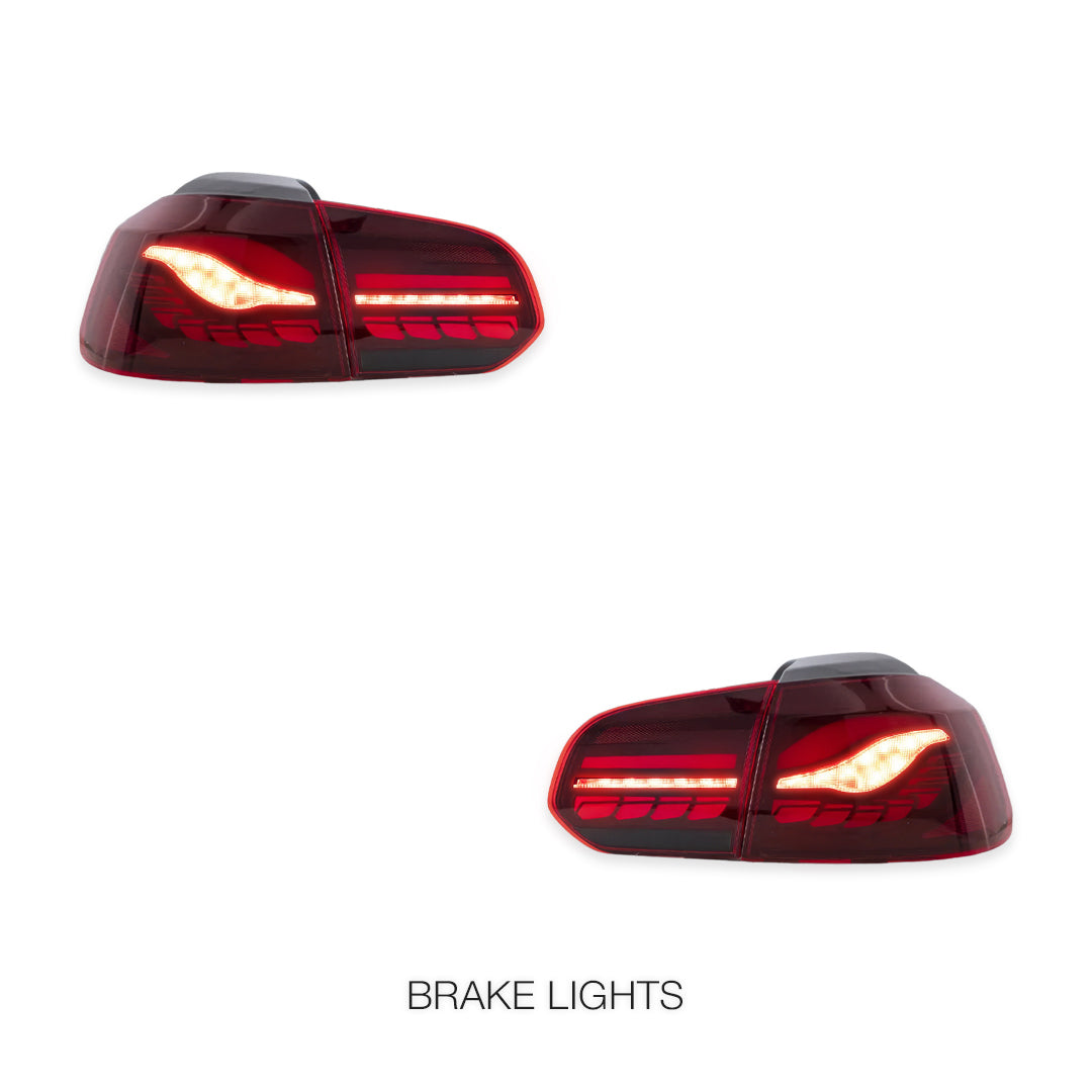 Volkswagen Golf MK6 (2010 - 2014) OLED Tail Lights LH + RH
