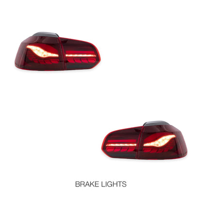 Volkswagen Golf MK6 (2010 - 2014) OLED Tail Lights LH + RH