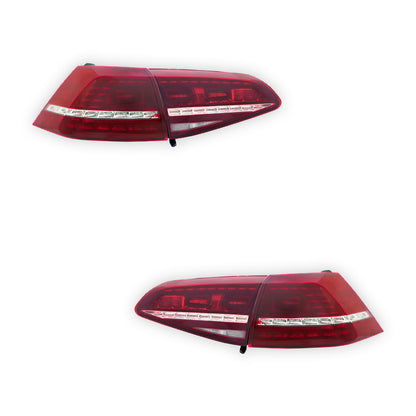 Volkswagen Golf MK7 (2012 - 2017) R Style Optional Sequential Tail Lights LH + RH
